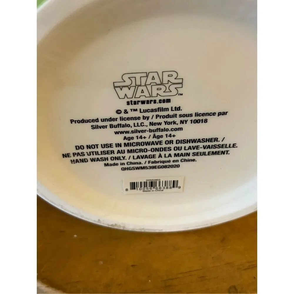 Star Wars Grogu Baby Yoda Frogs Ceramic Canister Nom Nom Nom Cookie Jar (7828)